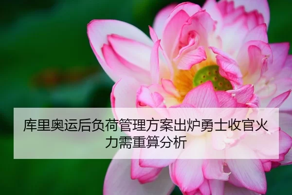 库里奥运后负荷管理方案出炉勇士收官火力需重算分析